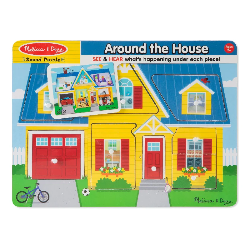 Around the House Sound Puzzle - 8 Pieces