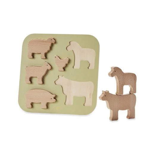 Astrup Wooden Puzzle - Farm Animals