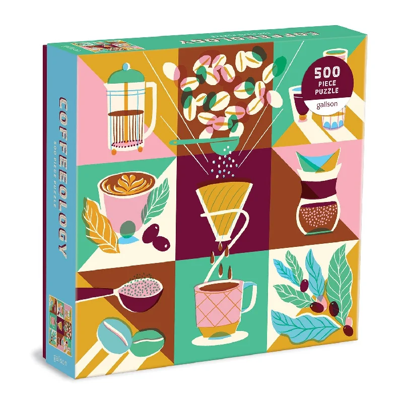 Coffeeology 500 Piece Jigsaw Puzzle