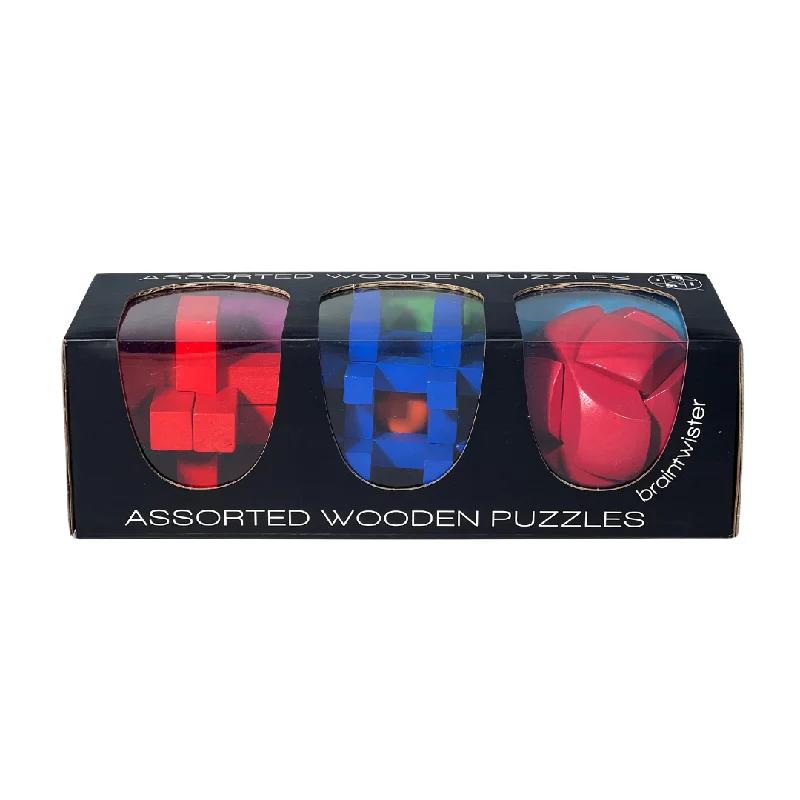 Colorful Assorted Wooden Puzzles