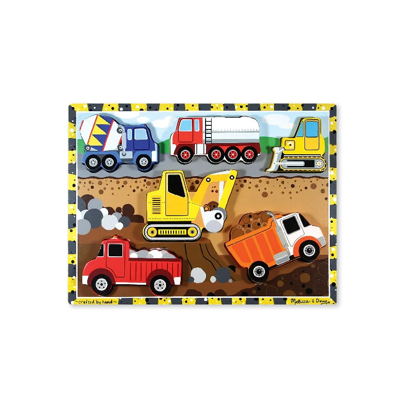 Construction Chunky Wooden Puzzle 3726