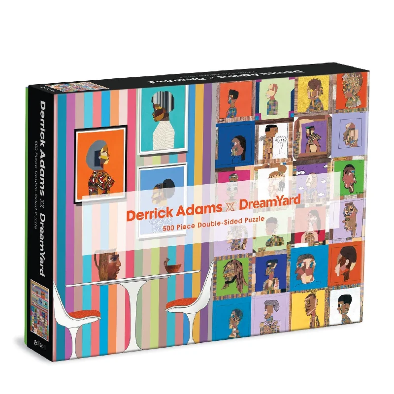 Derrick Adams x Dreamyard 500 Piece Double-Sided Jigsaw Puzzle