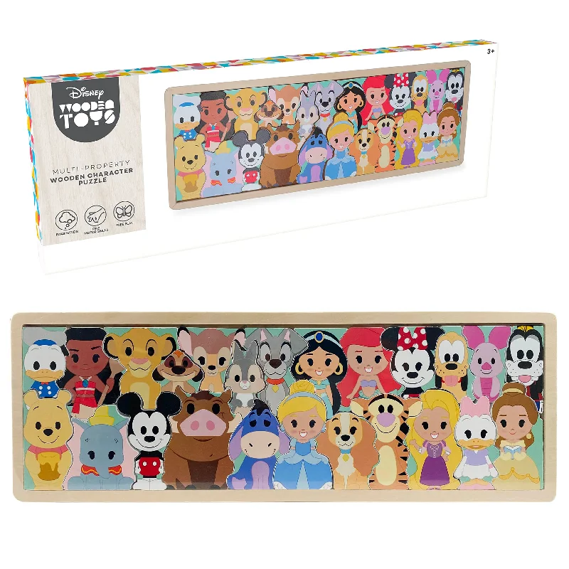 Disney Character Wooden Puzzle Adventure - 25-Piece Fun & Educational Toy