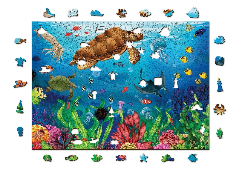 Wooden Jigsaw Puzzle Diving Paradise 1010 pcs