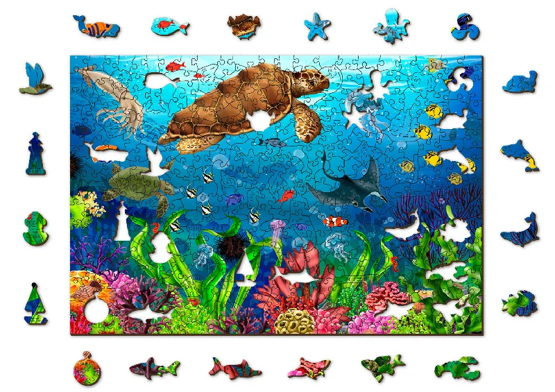 Wooden Jigsaw Puzzle Diving Paradise 400 pieces