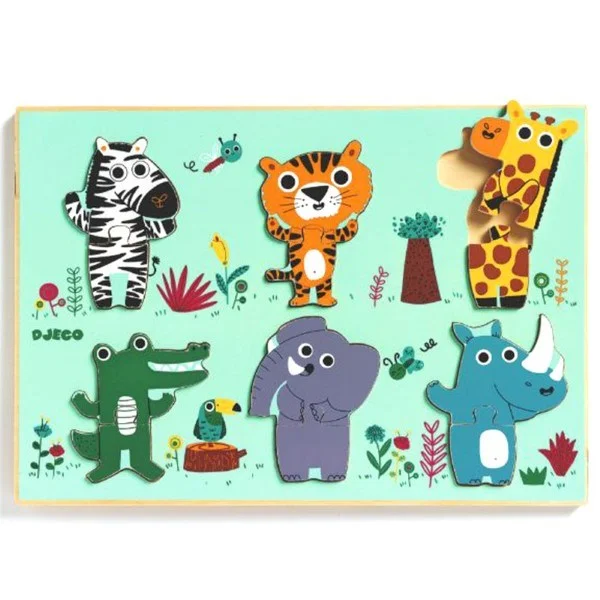 xDjeco Wooden Puzzles - Coucou-Croco