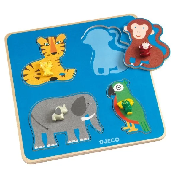 Djeco Family Jungle Wooden Puzzle