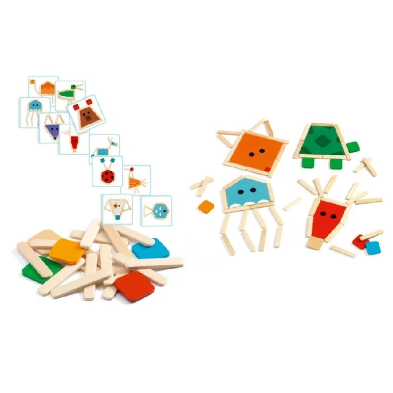 Djeco - Stick Basic Wooden Puzzle