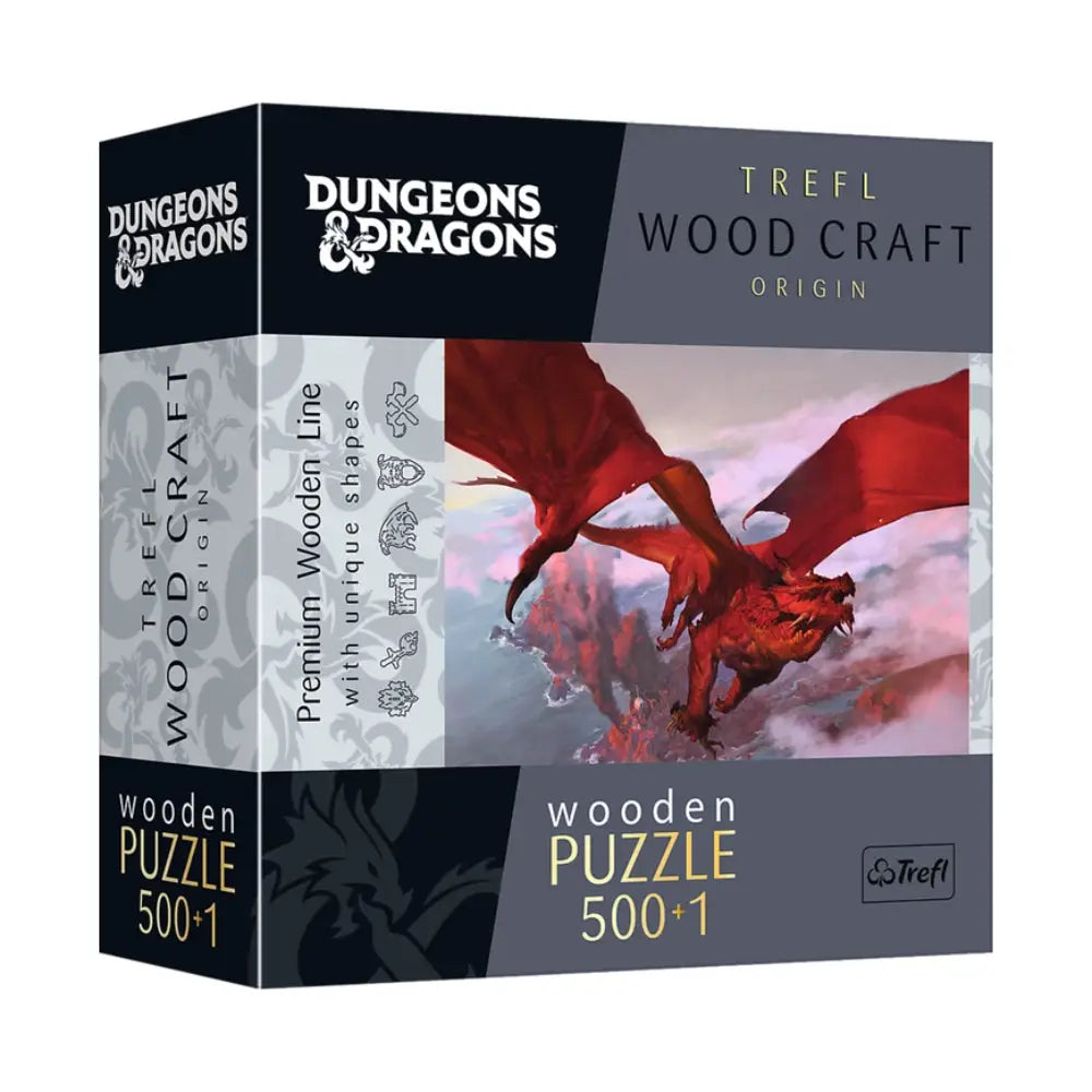 Dungeons and Dragons Ancient Red Dragon Wooden Puzzle