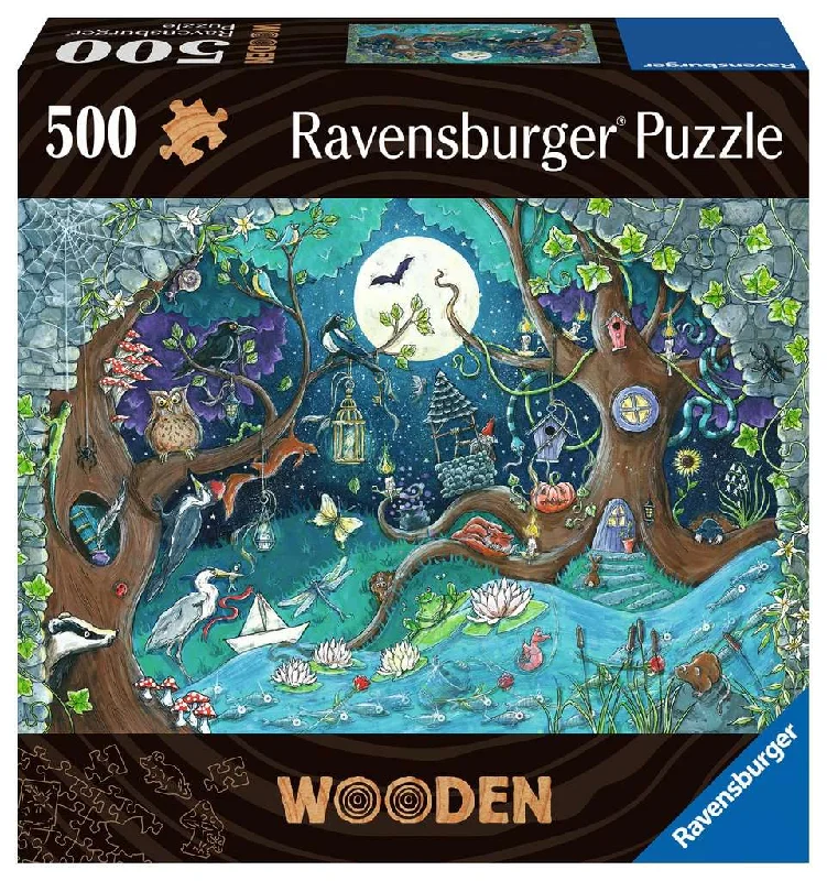 Fantasy Forest (500 Piece) Wooden Puzzle