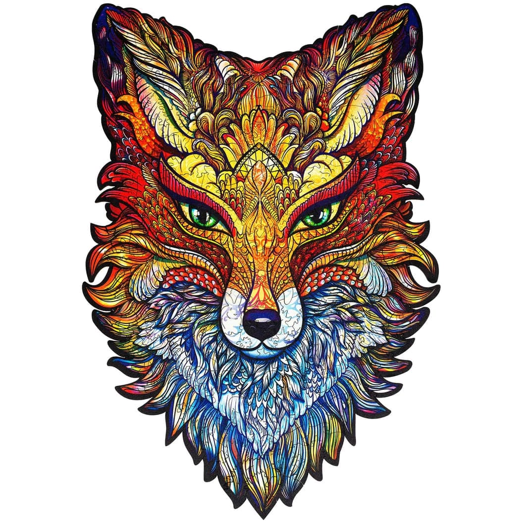 Fiery Fox Wooden Puzzle