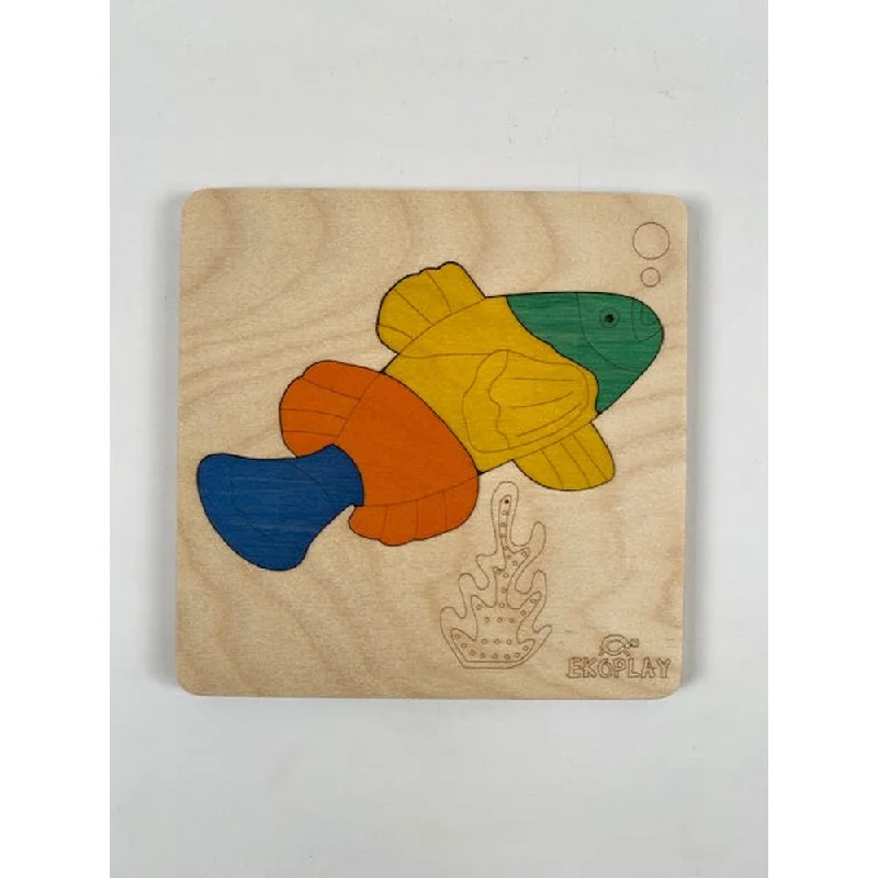 Fish in a Pond - Wooden Puzzle