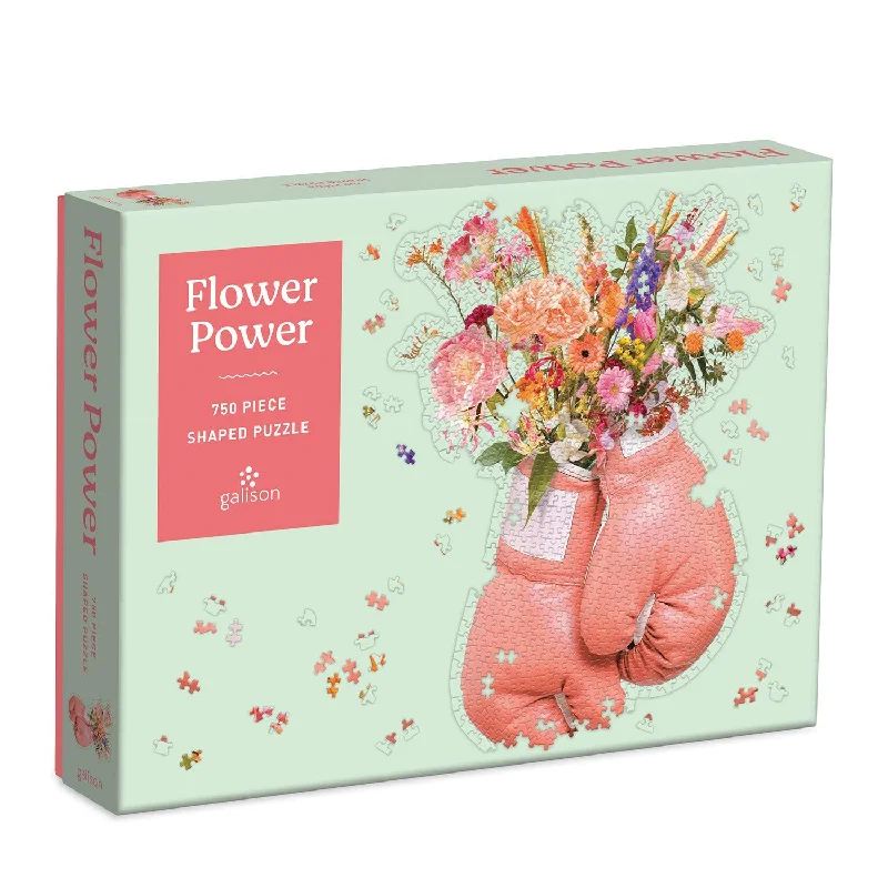 Flower Power 750 Piece Shaped Jigsaw Puzzle