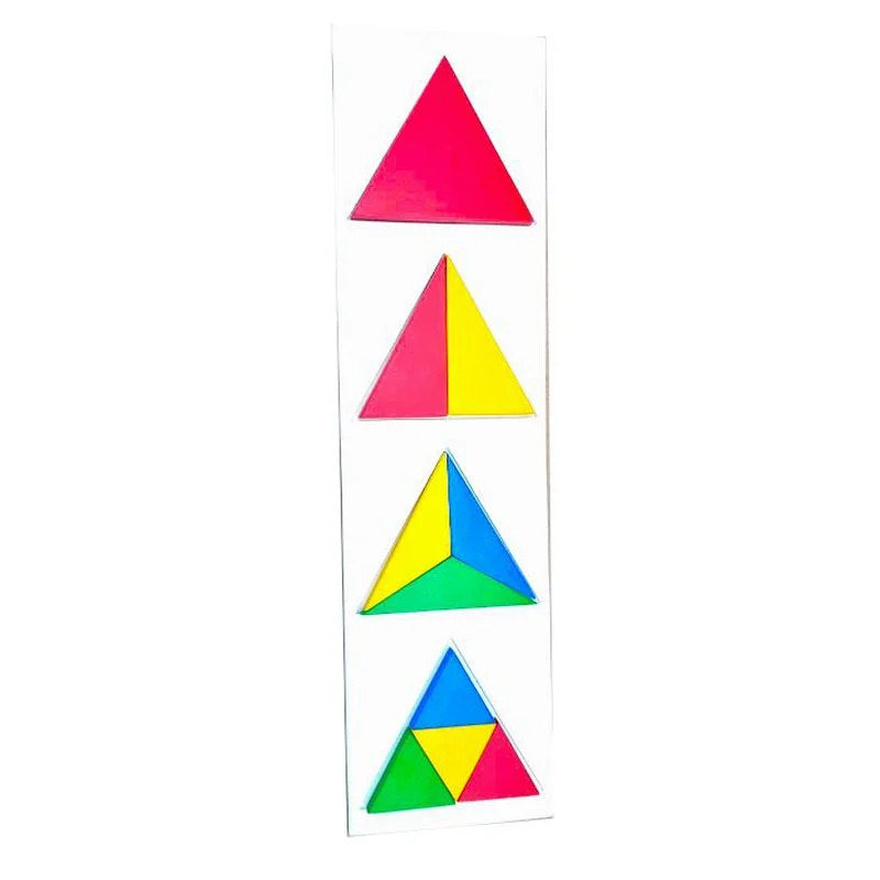 Fraction of  Triangle - Wooden Puzzle