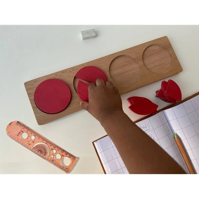 Fractions in Action Wooden Puzzle