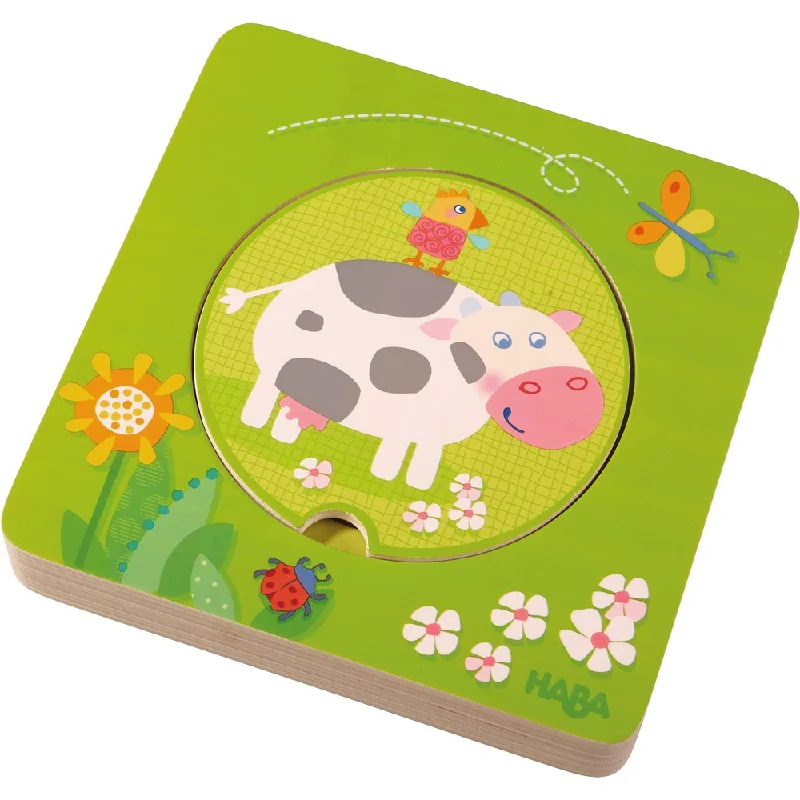 HABA Wooden Puzzle On the Farm