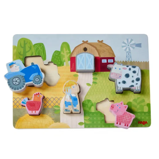 HABA Wooden puzzle On the Farm