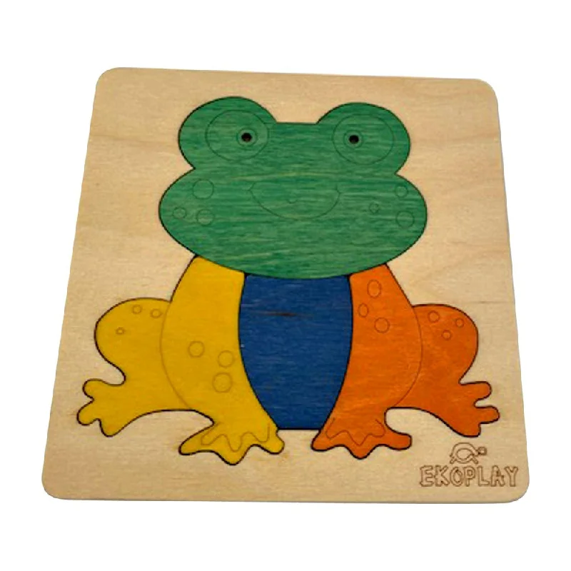 Happy Frog - Wooden Puzzle