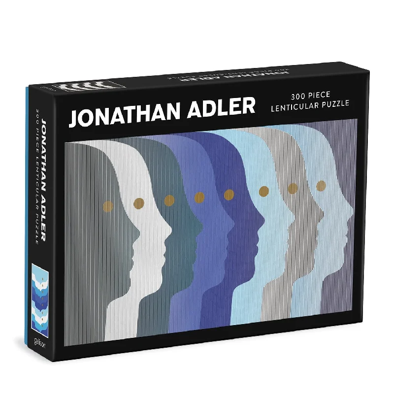 Jonathan Adler Atlas 300 Piece Lenticular Jigsaw Puzzle