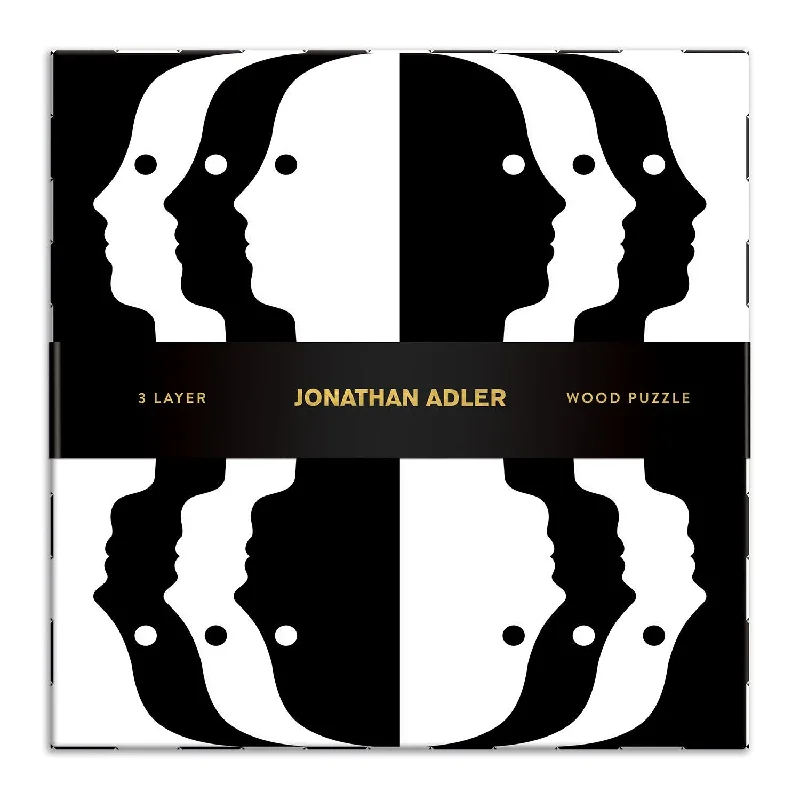 Jonathan Adler Atlas Layered Wooden Jigsaw Puzzle Set