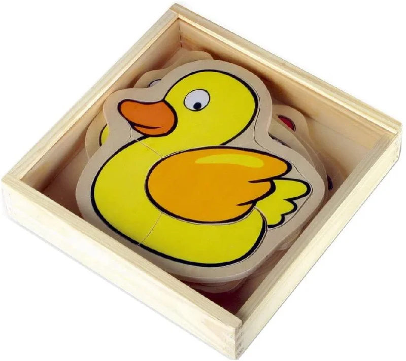 Legler Box The Farmyard Wooden Puzzles