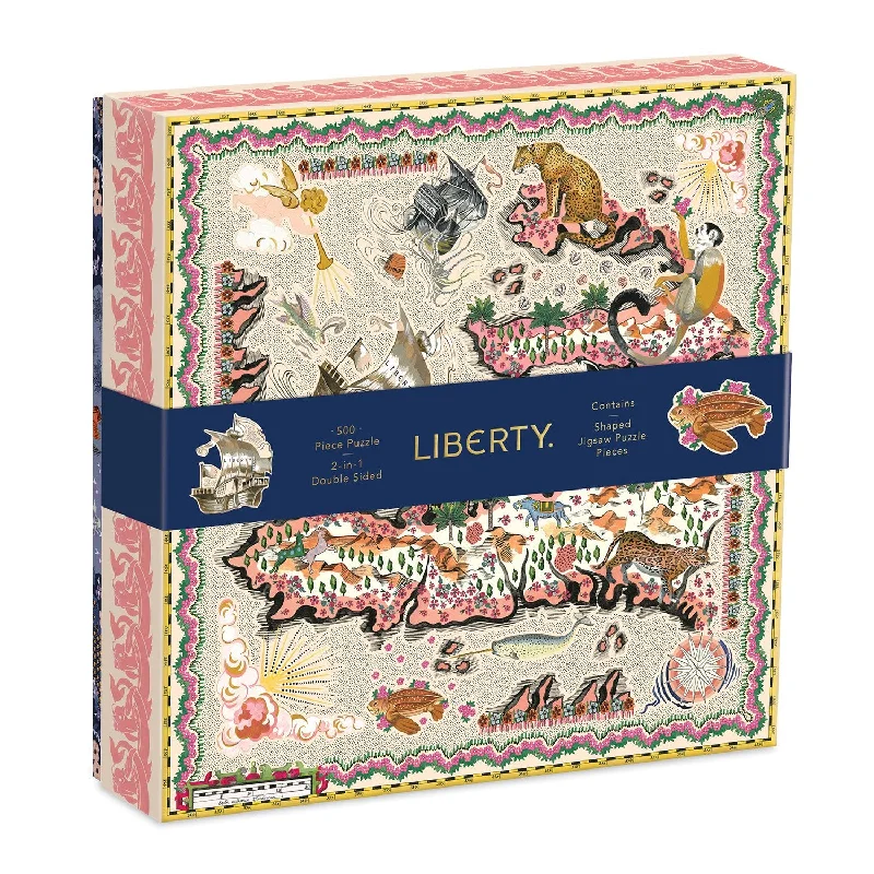 Liberty London Maxine Double-Sided 500 Piece Jigsaw Puzzle