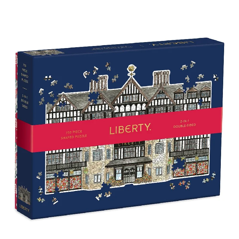 Liberty London Tudor Building 750 Piece Shaped Jigsaw Puzzle