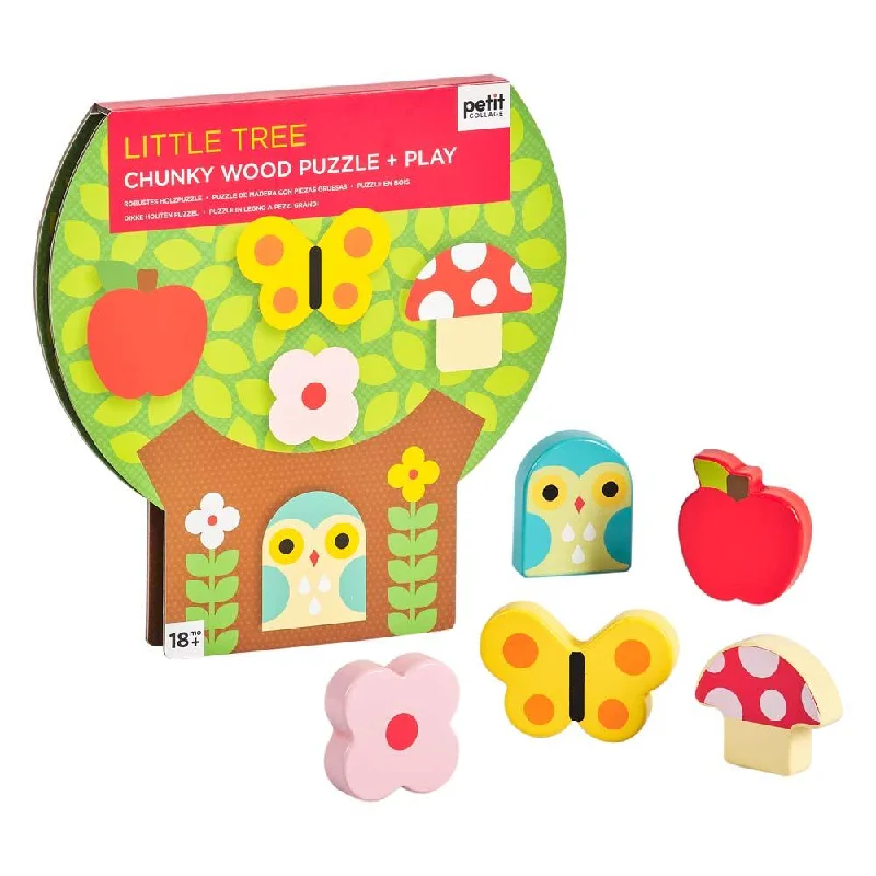 Little Tree On the Go Wood Puzzle + Play