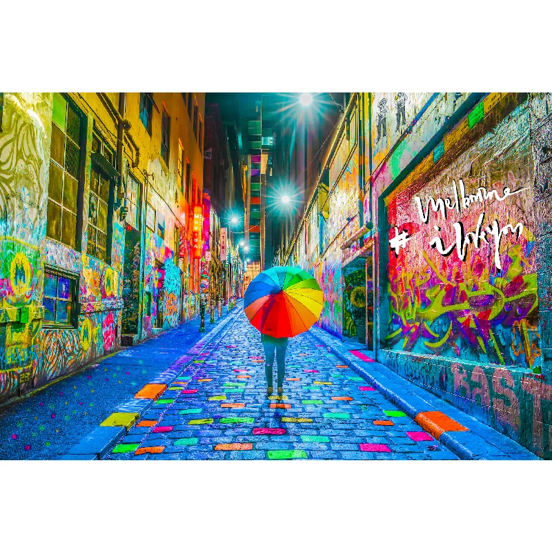 MELBOURNE I LOVE YOU Hosier Lane 1000 Piece Jigsaw Puzzle