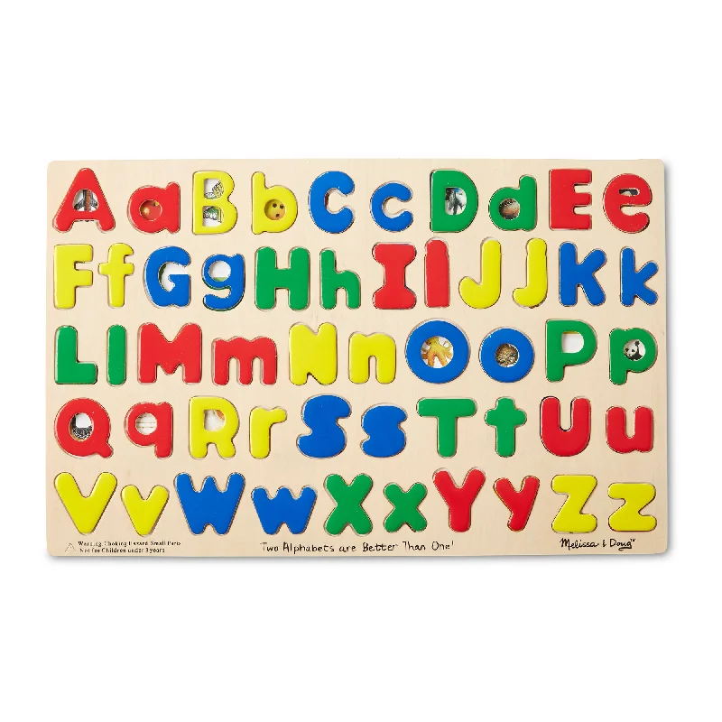 Melissa & Doug Alphabet Puzzle Upper and Lowercase