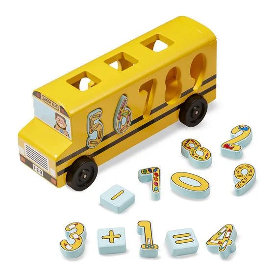 Melissa & Doug Number Matching Math Bus