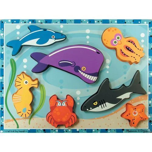 Melissa & Doug Sea Creature Chunky Puzzle