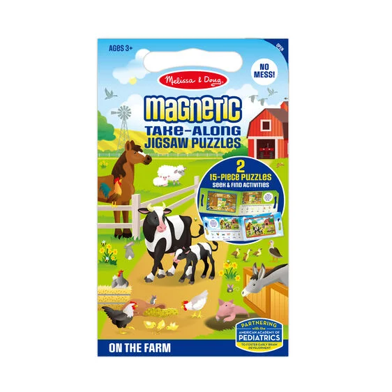 Melissa & Doug Take Along Magnetic Jigsaw Puzzles