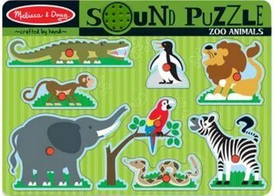 MELISSA & DOUG ZOO ANIMALS SOUND PUZZLE