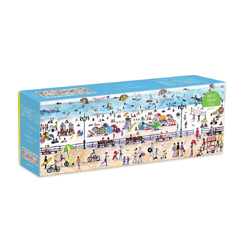 Michael Storrings Summer Fun 1000 Piece Panoramic Jigsaw Puzzle