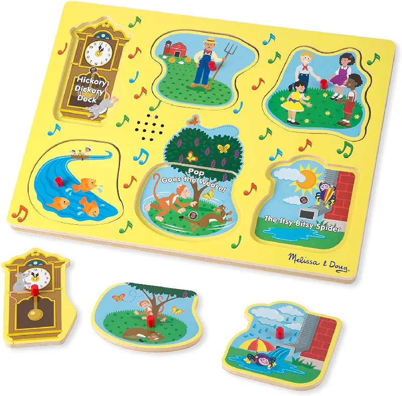 Nursery Rhyme Sound Puzzle - 6pc