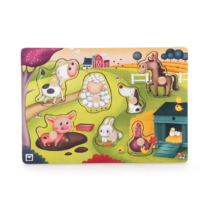 Owl Toys Farm Animals Sound Puzzle