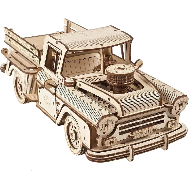 Pickup Lumberjack 3D Puzzle Classic 1950S Pickup Truck 3D Wooden Puzzles For A