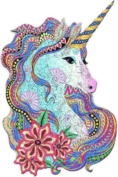 "Unicorn" Wooden Puzzle A3