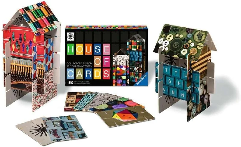 Ravensburger: EAMES House of Cards: 32 Piece Card Puzzle