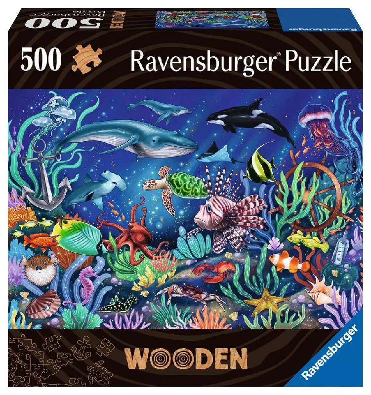 Ravensburger: Under the Sea: 500 Piece Wooden Puzzle