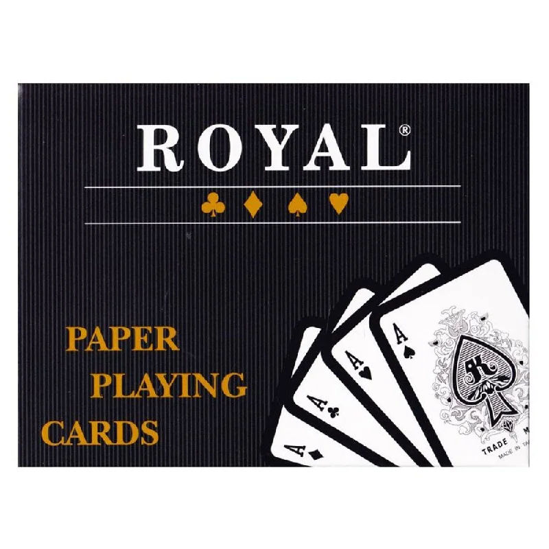 ROYAL PLASTIC COATED DOUBLE CARDS