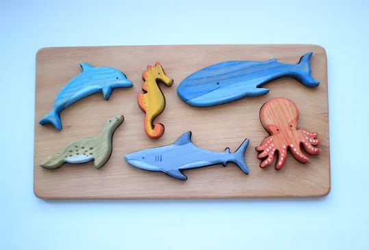 Sale Sea Animals Wooden Puzzle