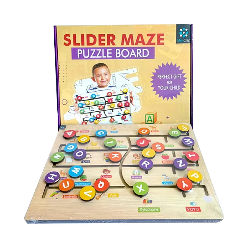 Slider Maze Alphabhets Puzzle Board