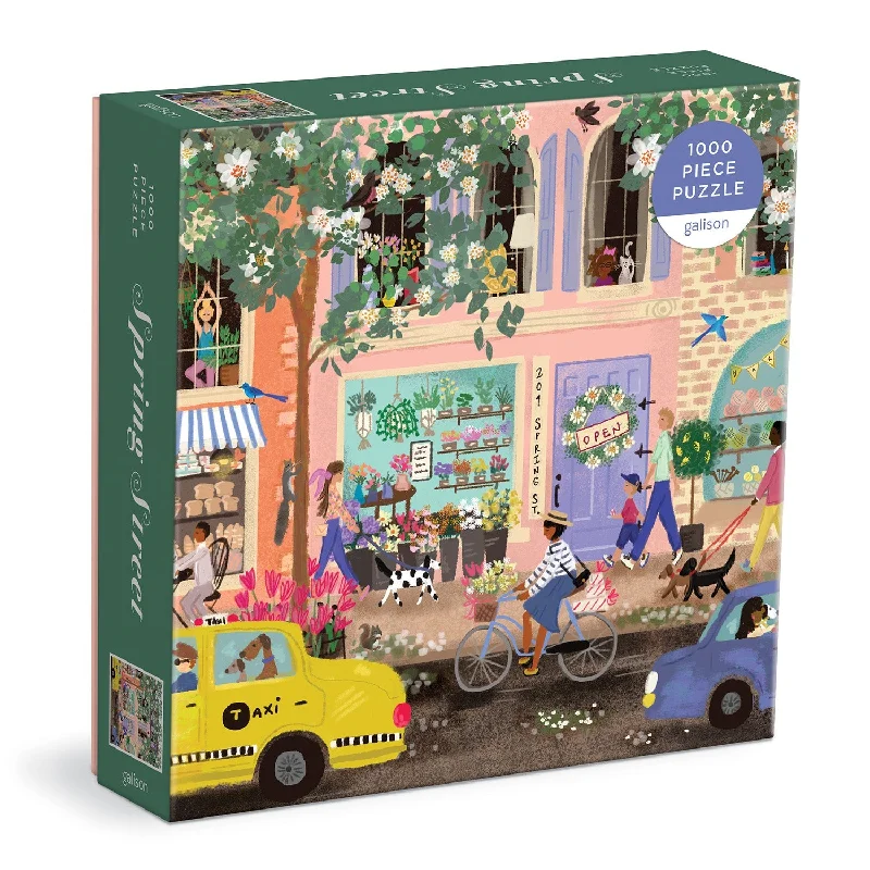 Spring Street 1000 Piece Jigsaw Puzzle