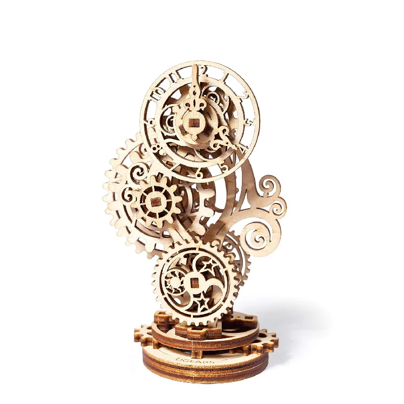 Steampunk Clock 3D Wooden Puzzles For Adults Crafts For Adults Mechanical M