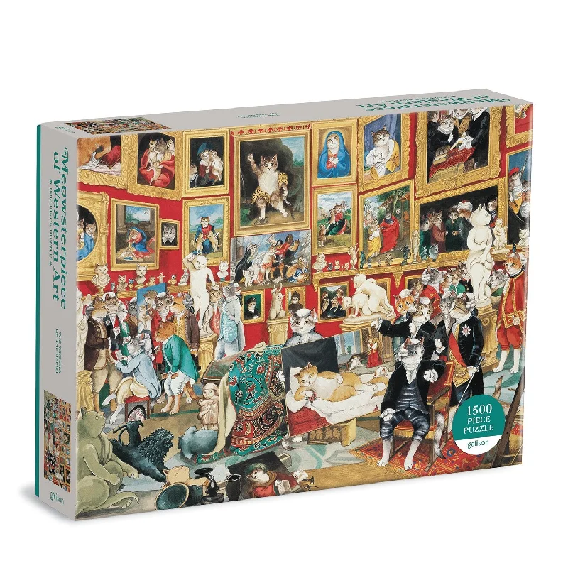 Tribuna of the Uffizi Meowsterpiece of Western Art 1500 Piece Jigsaw Puzzle