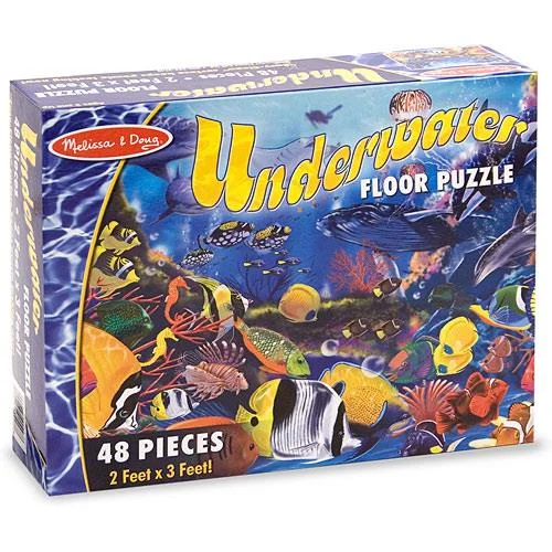 Melissa & Doug Floor Puzzle Underwater 48 Pcs