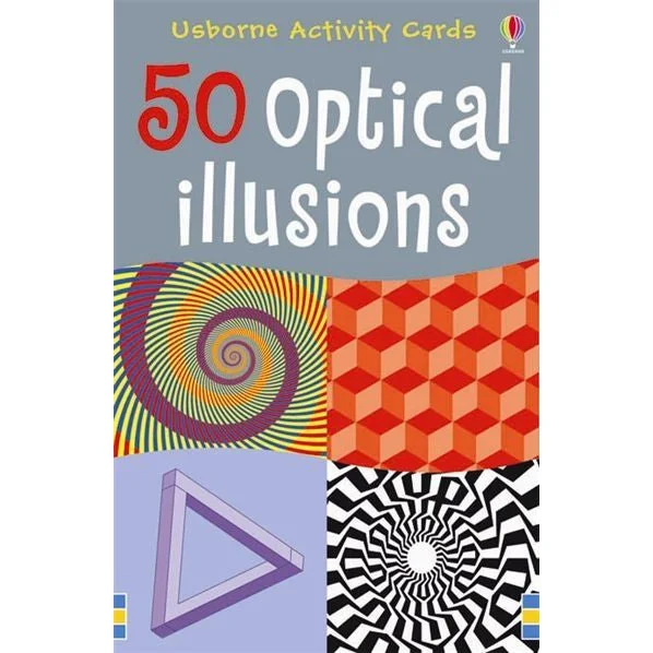 Usborne activity cards 50 optical illusions