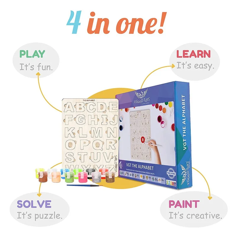 Alphabet Wooden Puzzle Set